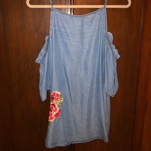 Flowy off the shoulder shirt